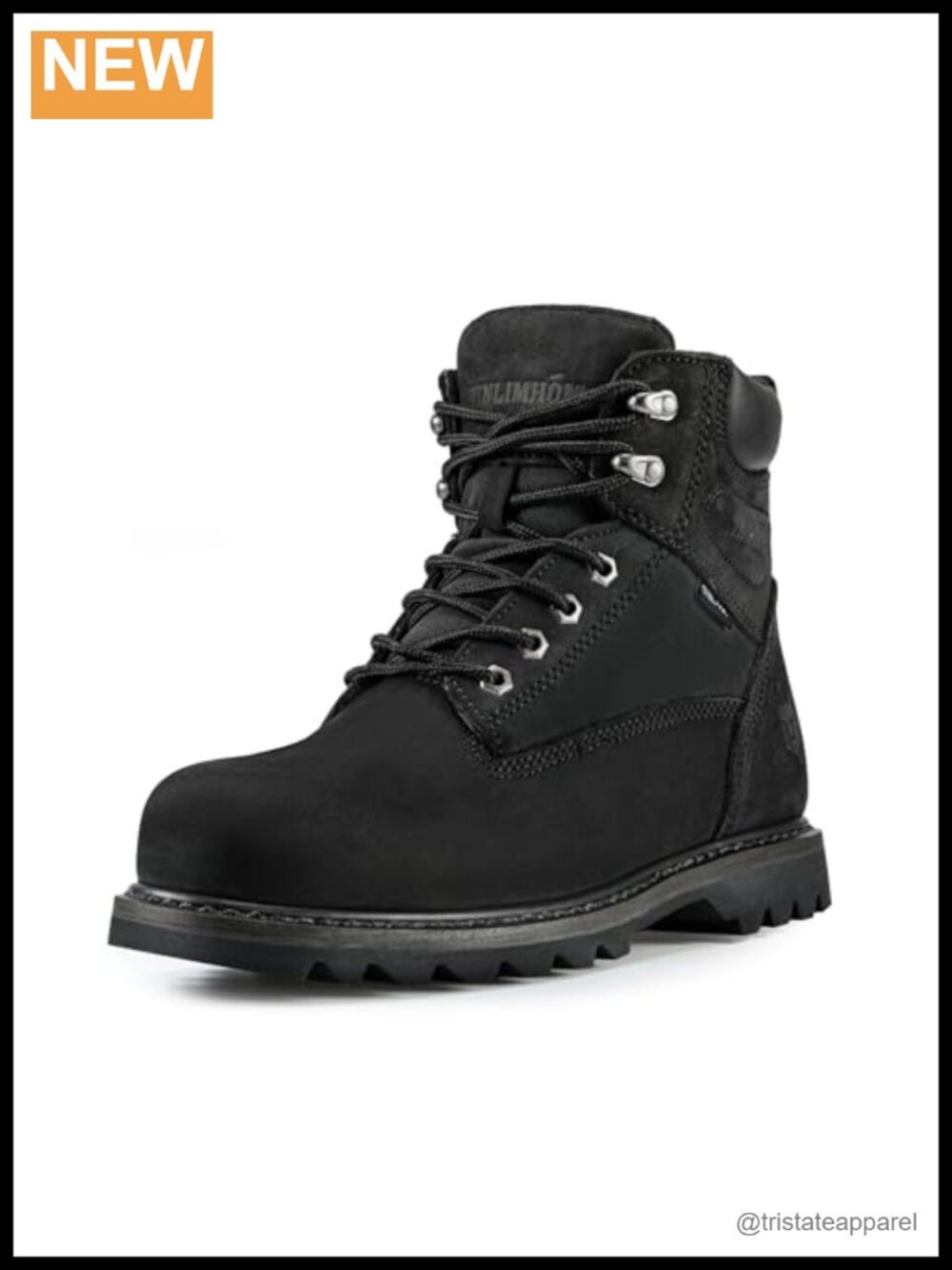 Steel Toe Work Boots Water Resistant Slip Resistant Leather Industrial Safety